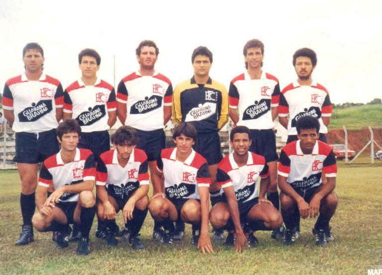 A forte equipe do Flamengo, campeã do amador de 1990