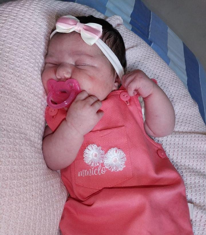 Bebê nasce com mais de cinco quilos no Hospital São Lucas