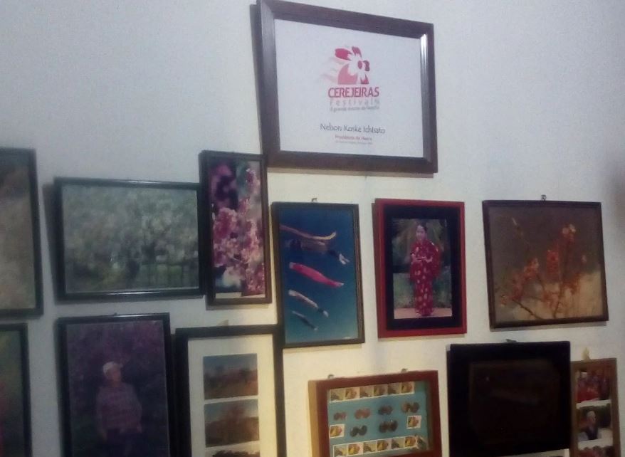 Foto histórica revela gesto marcante: Sr. Nelson Ichisato considerou registro da marca Cerejeiras Festival sua maior homenagem