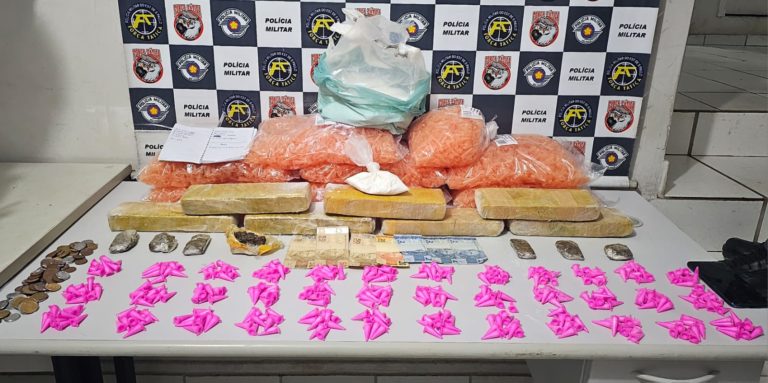 Adolescente é detido com grande quantidade de drogas em festa da região