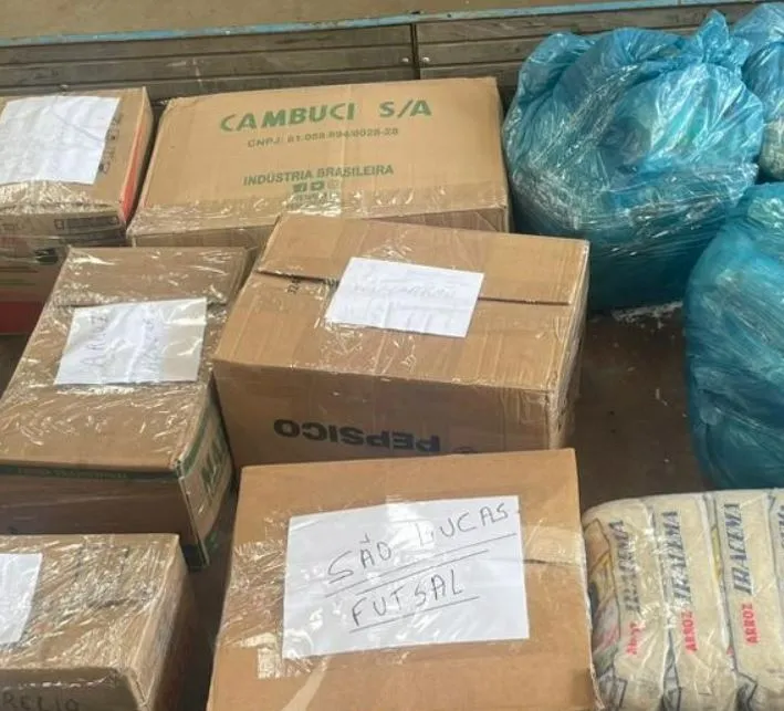 Solidariedade: alimentos recolhidos da Copa Lions seguem para o sul do país