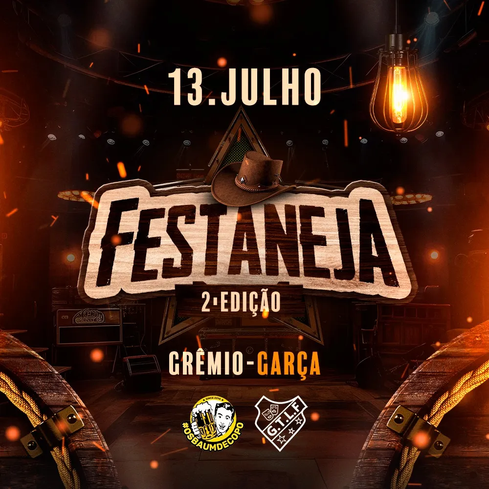 Festaneja no Grêmio 2ª edição: Primeiro lote de ingressos a venda até sábado (1º)