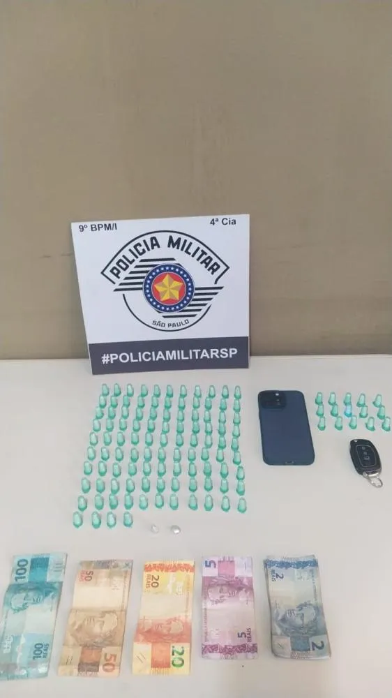 Dois homens são presos em flagrante por tráfico de drogas no Labienopolis