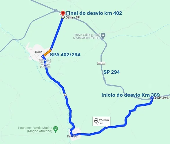 Remoção de carreta tanque em Gália vai interditar rodovia sentido Bauru/Garça