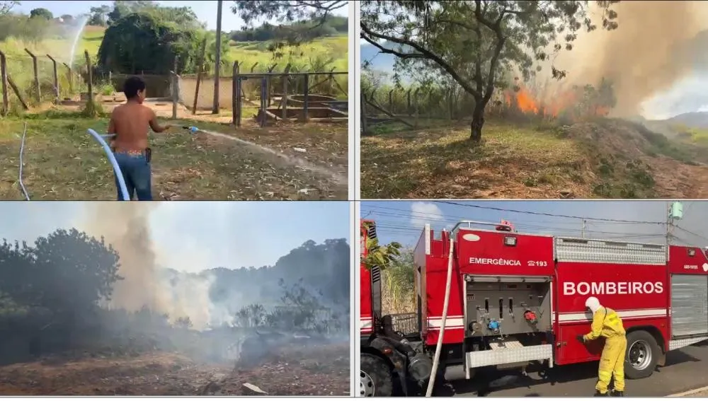 Bombeiros levam dois dias para controlar incêndio no Paineiras