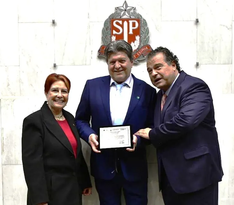 Edna Macedo, José Estevão e Tirso Meirelles