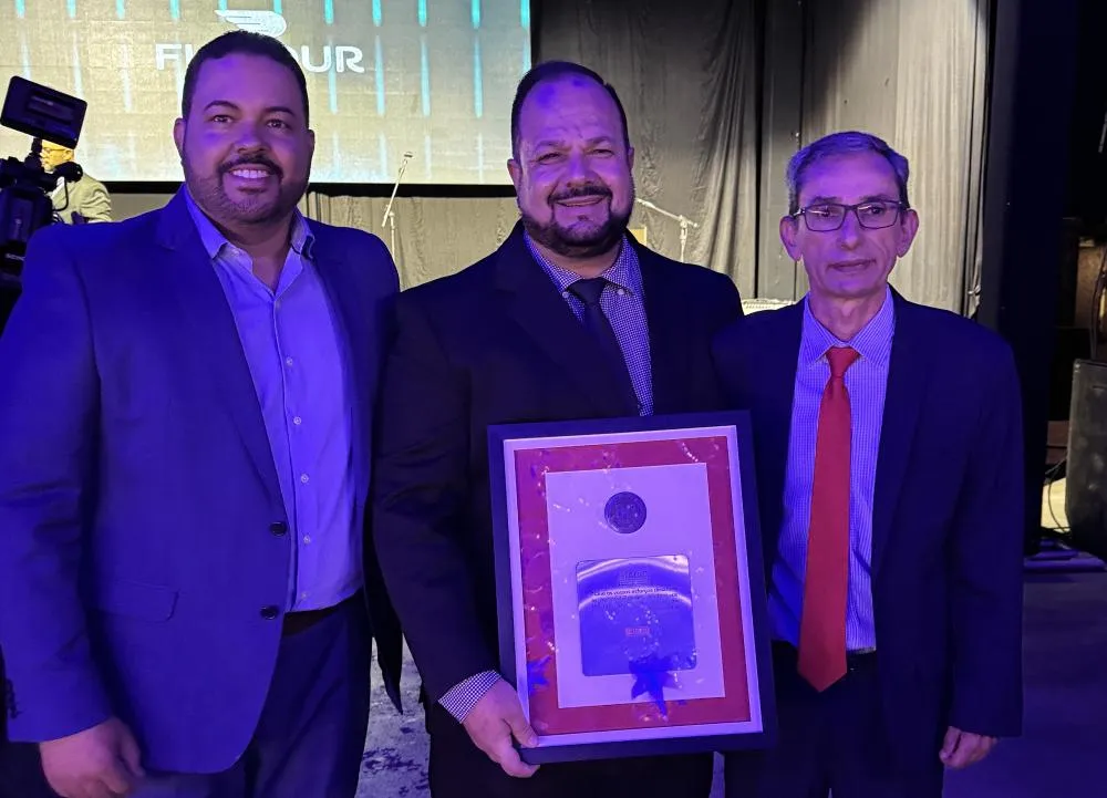 Fábio Dias, presidente Fábio Raniel e Mauro Sá