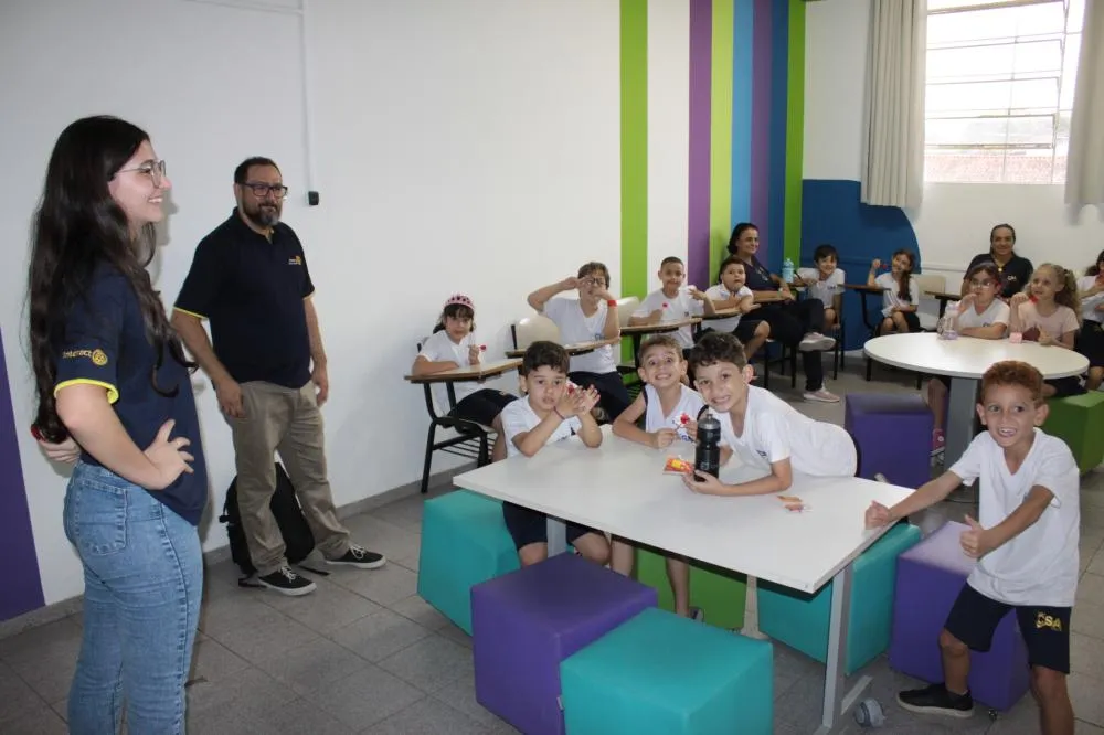 Jovens do Interact Club participaram das atividades 