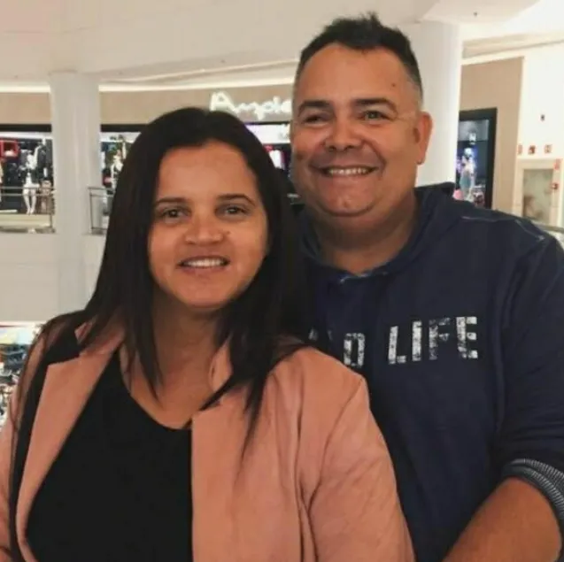 Picolé e a esposa Raquel: dor e saudade