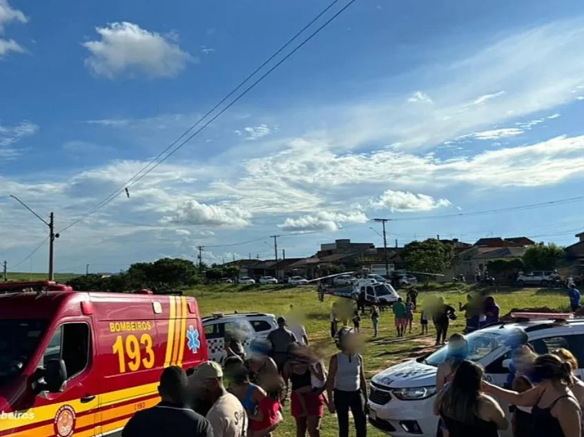 Helicóptero Águia auxilia Bombeiros no resgate de jovem de 22 anos desaparecido em cidade vizinha