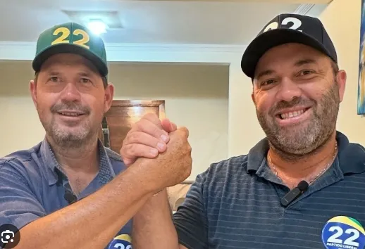 O prefeito Bil e seu vice Luiz Alfredo Leardini