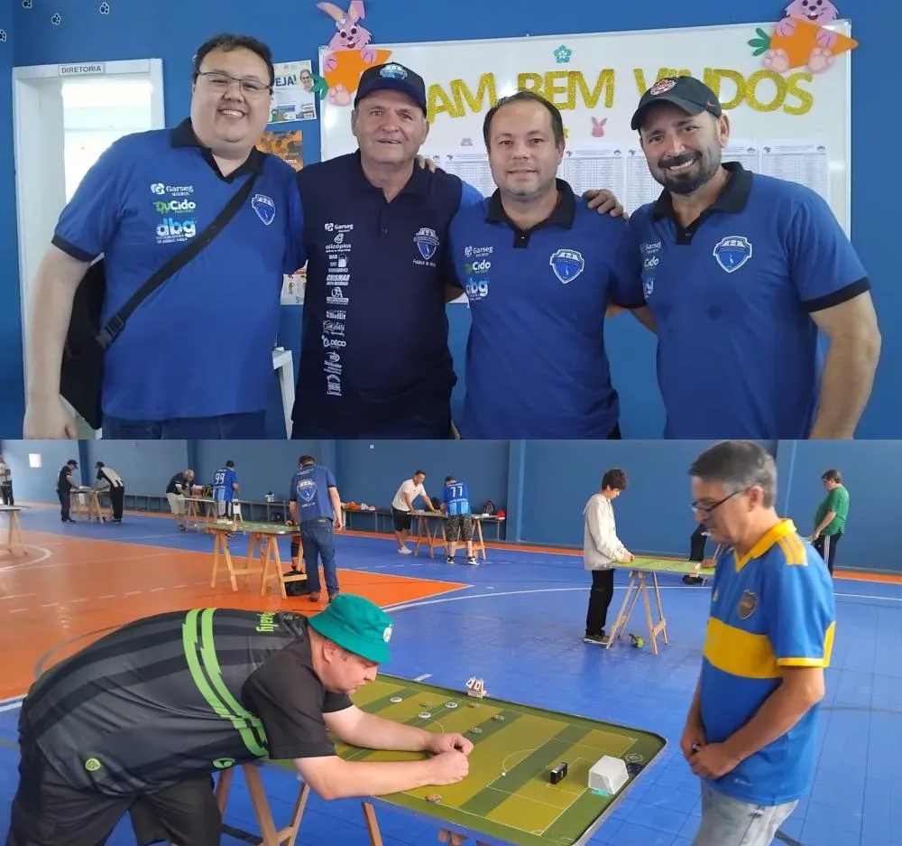 Botonistas garcenses: Marcelo Kagueiama, Tico Cassolla, Paulo Giacoia e Michel Conessa