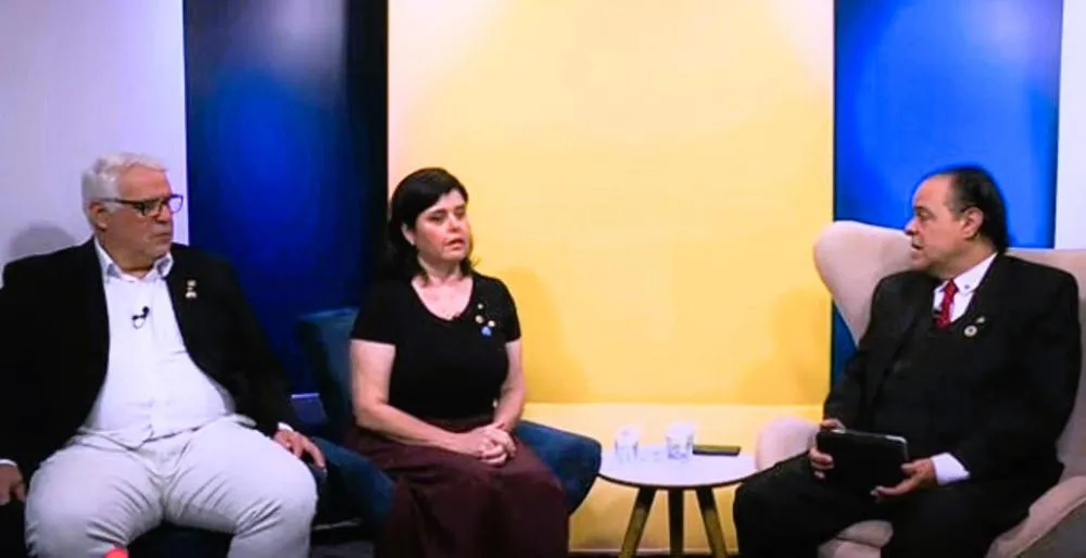 Elaine de Oliveira Cândido e Ricardo Krusicki, do Rotary Club de Garça-Real, participam do Programa Humanidade em Ação - Foto: Garça Real