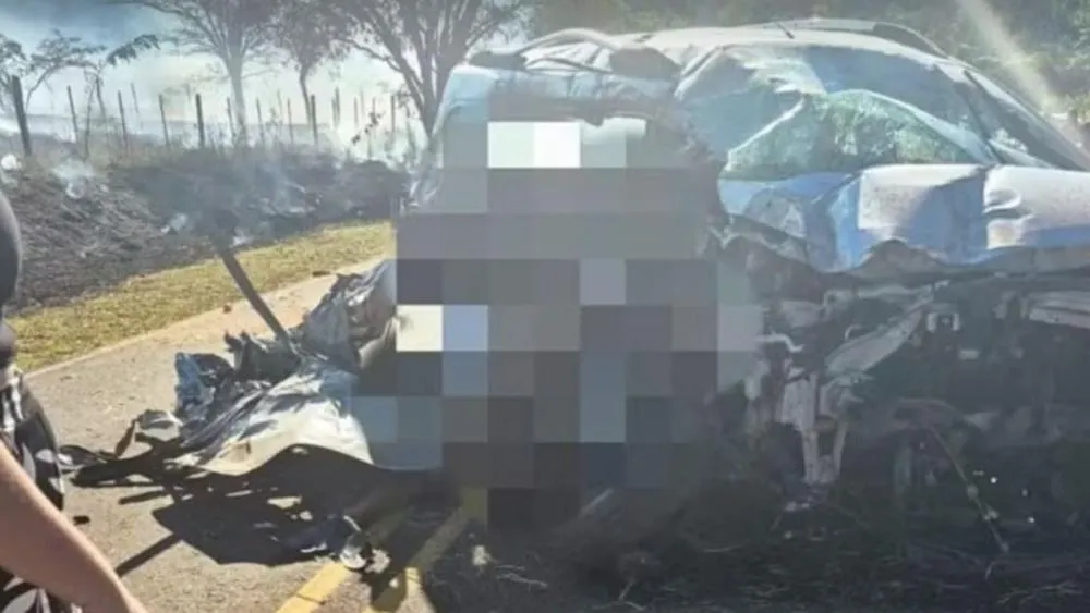 Tragédia: mãe e filha morrem em acidente em estrada vicinal da região