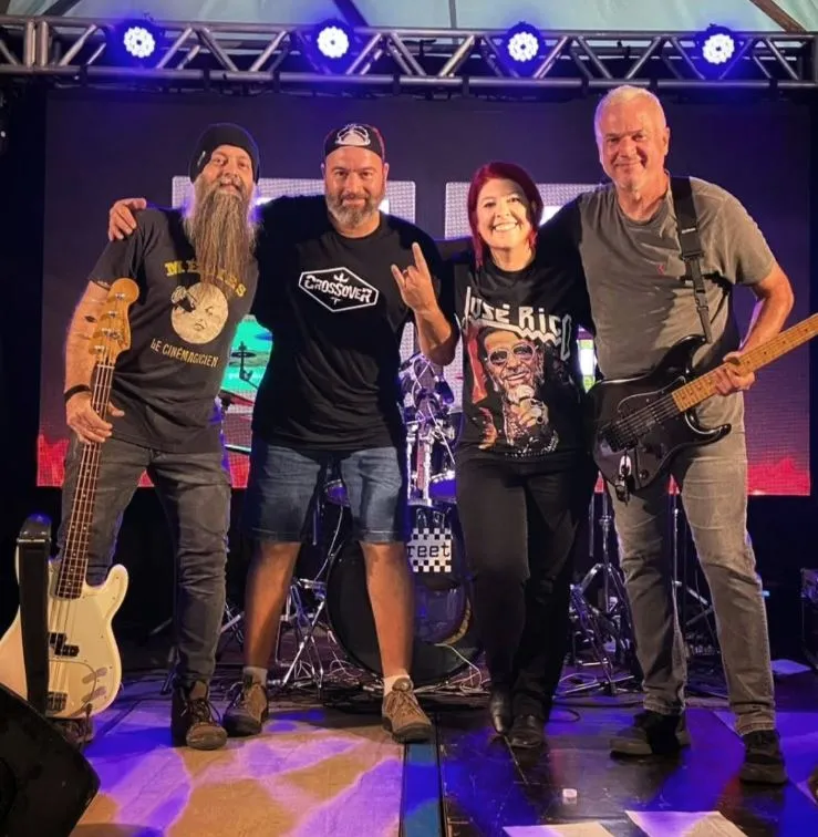 Leandro Monico, Otávio Bonini, Lucéli Carvalho e Gustavo Cabrini - Foto: Banda Crossover