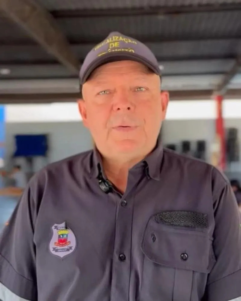 Sid, fiscal de trânsito - Foto: Prefeitura de Garça