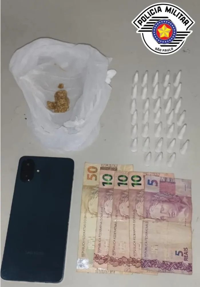 Funileiro é preso com drogas escondidas em lixeira no Labienopolis