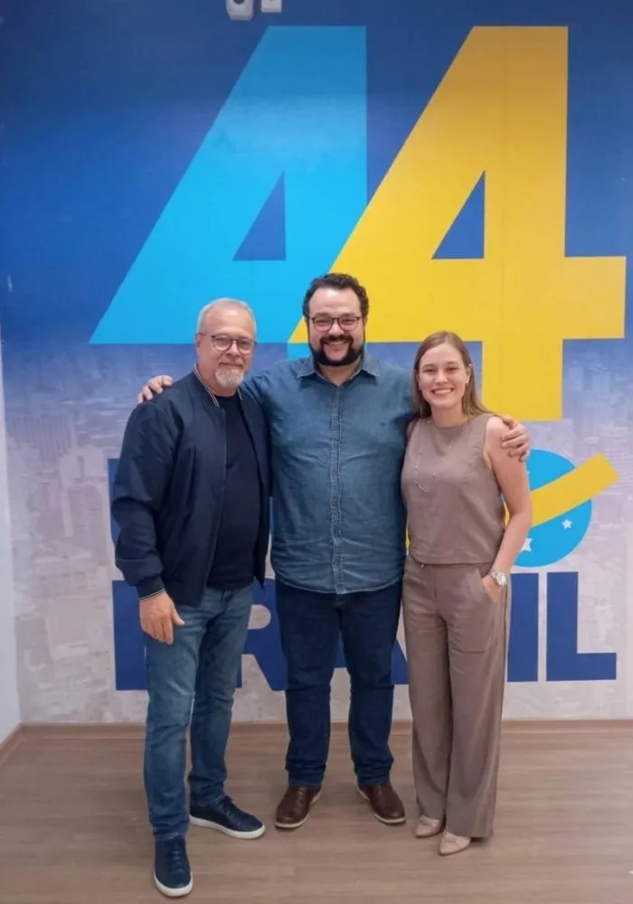 Ricardo Teixeira, Cassiano Pelegrini e Aline Teixeira