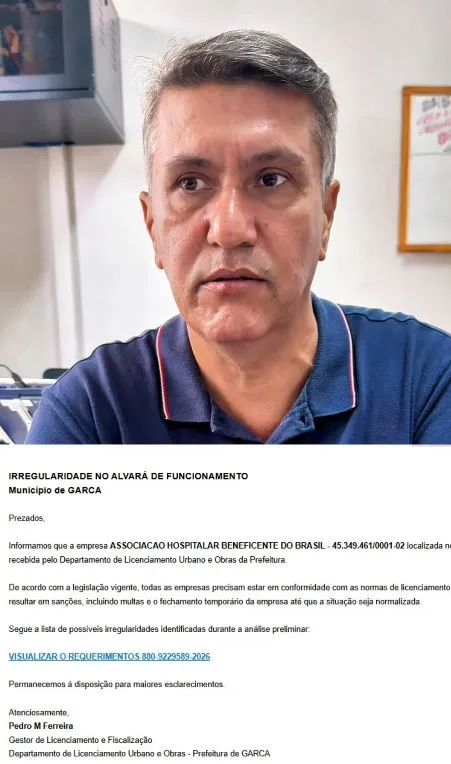 Atenção: Prefeitura de Garça faz alerta sobre golpe envolvendo falsos e-mails de alvará